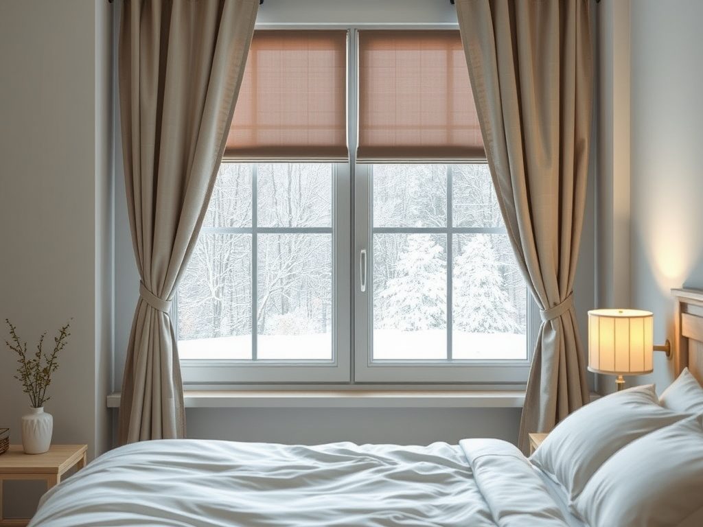 Osłony okienne do sypialni zimą: jak wybrać termoizolację i poprawić komfort snu oraz oszczędności