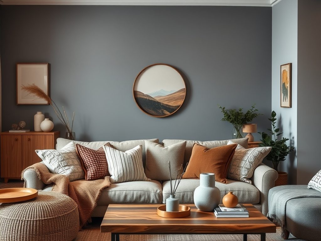 Jak ocieplić szare wnętrze: praktyczne sposoby na przytulny i stylowy salon