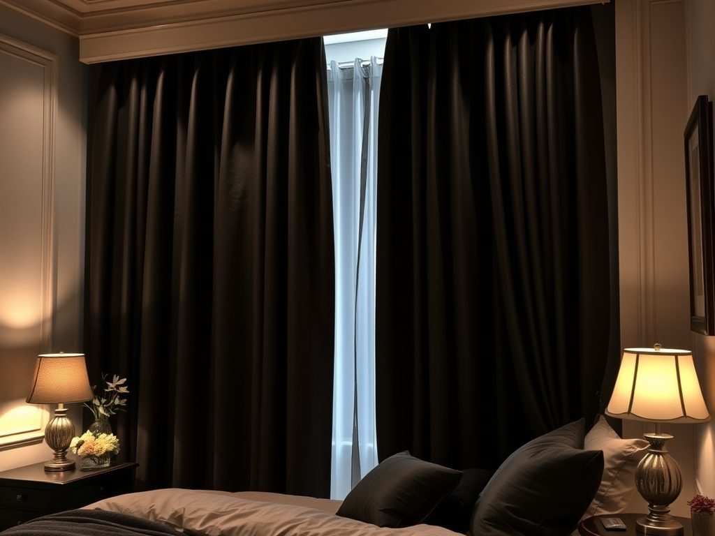 Zasłony zaciemniające do sypialni: jak wybrać i zamontować dla komfortowego snu i prywatności