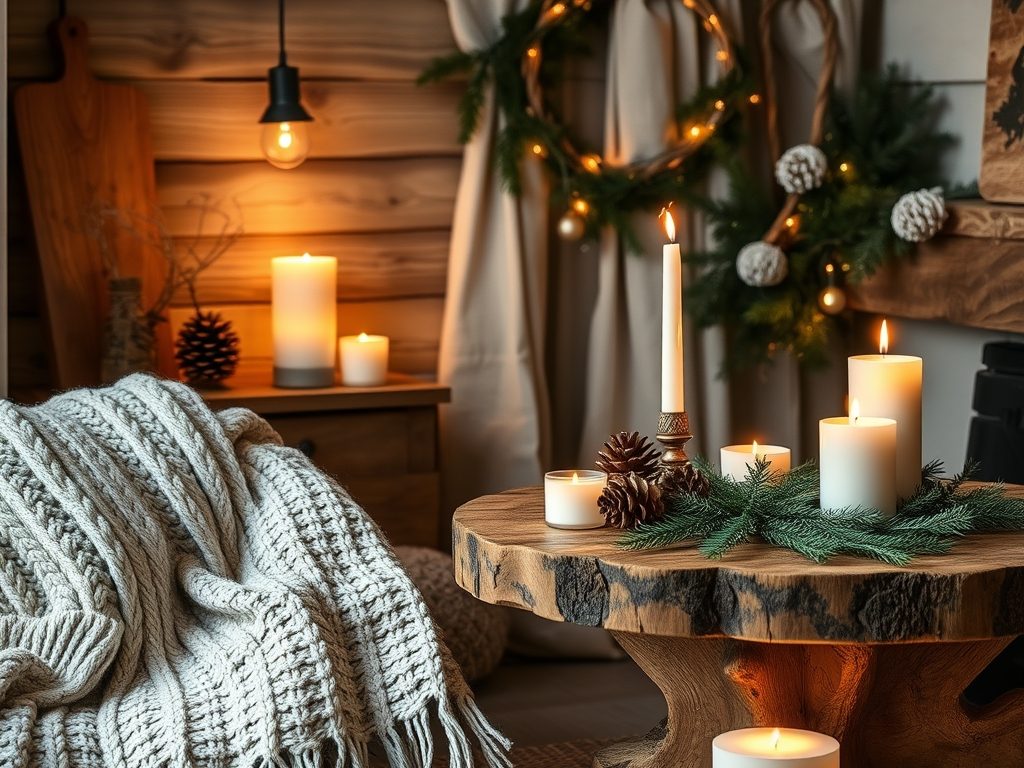 Dodatki zimowe bez kiczu: jak stworzyć stylową i przytulną aranżację z naturalnych materiałów