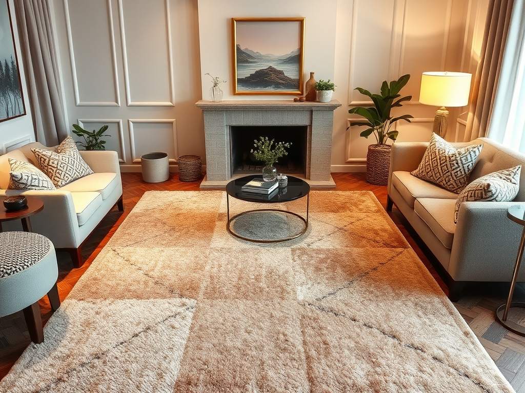 Dywan do salonu: jak dopasować rozmiar, materiał i kolor, by stworzyć komfortową i stylową przestrzeń