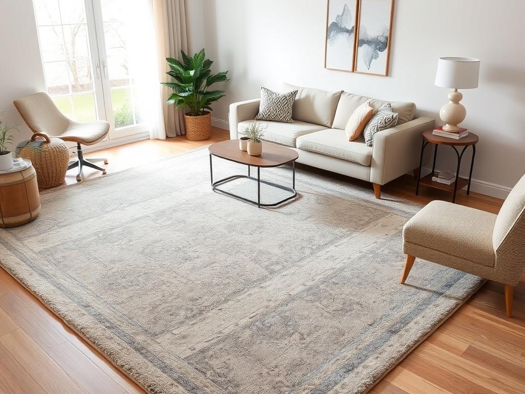 Dywan jako narzędzie strefowania wnętrza: jak wybrać rozmiar, kształt i wzór dla funkcjonalnej przestrzeni