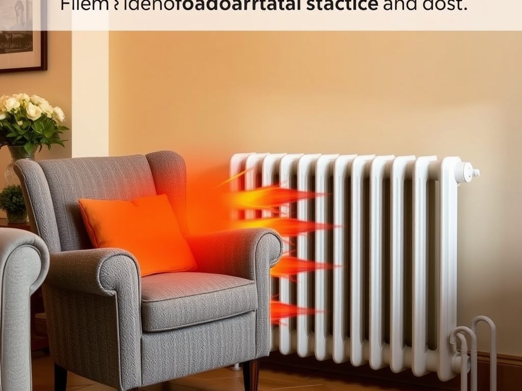 Meble przed grzejnikiem: typowe błędy, które obniżają efektywność ogrzewania i jak je poprawić