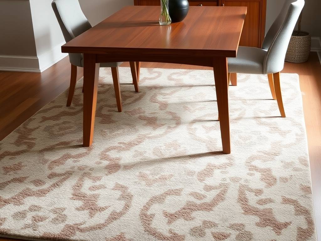Dywan pod stół z krótkim włosiem: jak wybrać praktyczny i estetyczny model do jadalni